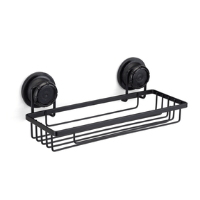 Porta Shampoo Fixação Sucção Ventosa Preto