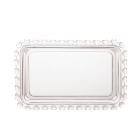 Manteigueira de Cristal de Chumbo Tampa Coração 17cm