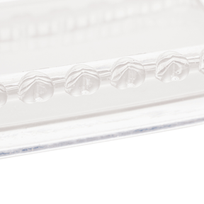 Manteigueira de Cristal de Chumbo Tampa Coração 17cm