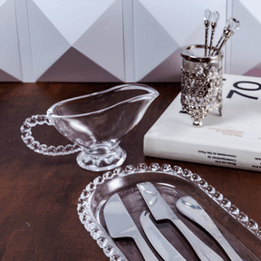 Molheira de Cristal Pearl Bolinha 140ml