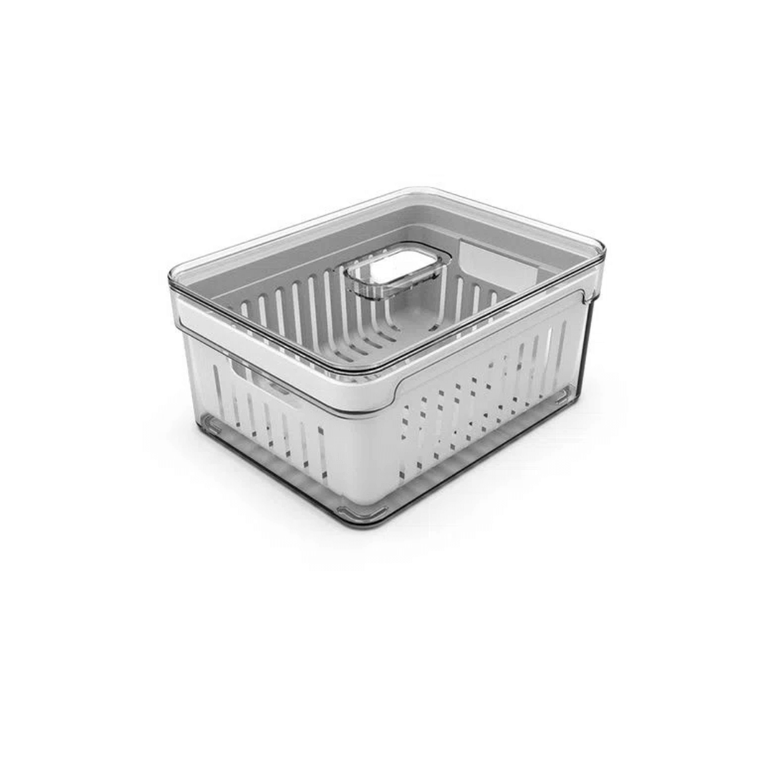 Organizador de Geladeira Clear Fresh com Cesto 2,2 Litros