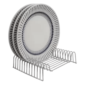 Organizador de Pratos 12 Posições 21,5cm Cromado